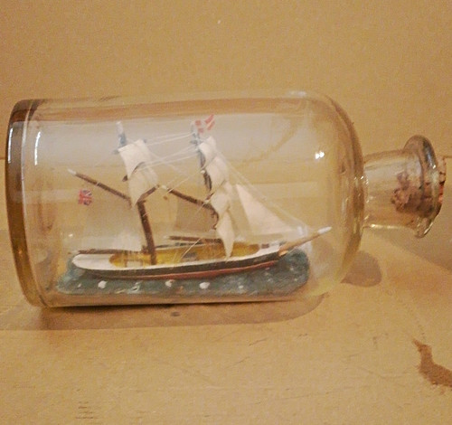 Buddelschiff segelschiffmodell - buddelschiff,