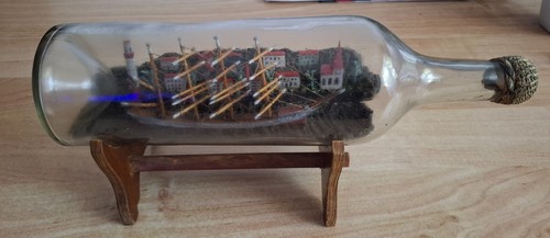 Schiffsmodell flasche - in,
