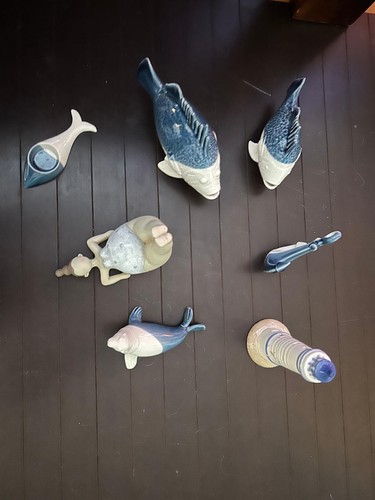 Maritimes deko set fische - maritimes,