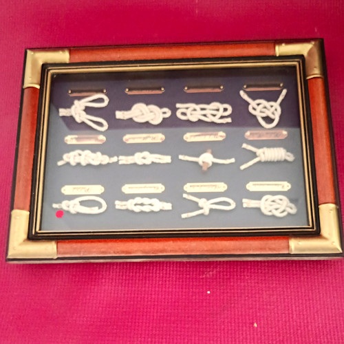 Gerahmte knotentafel - gerahmte,