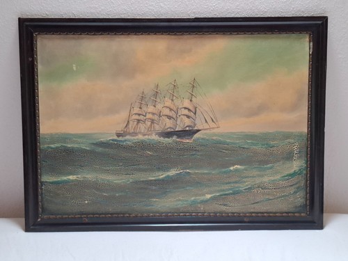 Historisches windjammer bark - historisches, windjammer/bark
