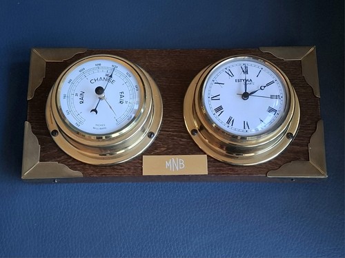 Alte schiffsuhr barometer - schiffsuhr,