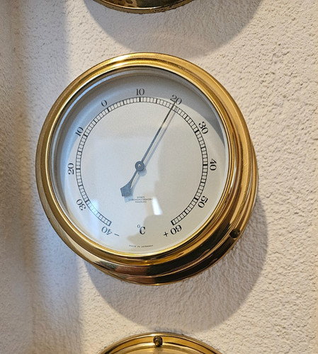 Wempe thermometer messing - thermometer,