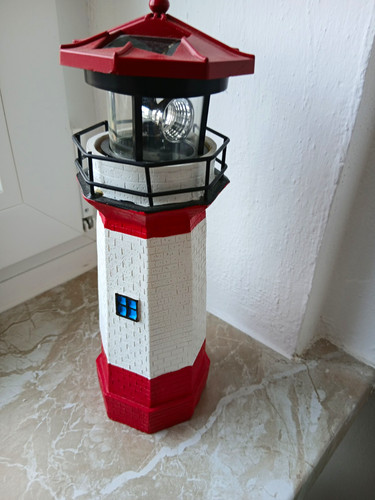 Deko leuchtturm rot weiß - deko-leuchtturm, rot-weiß