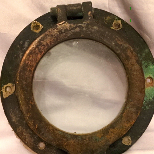 Antikes rundes bullauge aus - rundes,