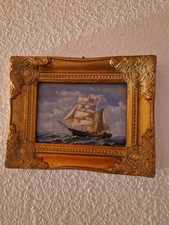 Ölgemälde Maritim signiert